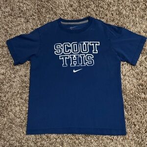 Nike Kids Navy 'Scout This' T-Shirt
